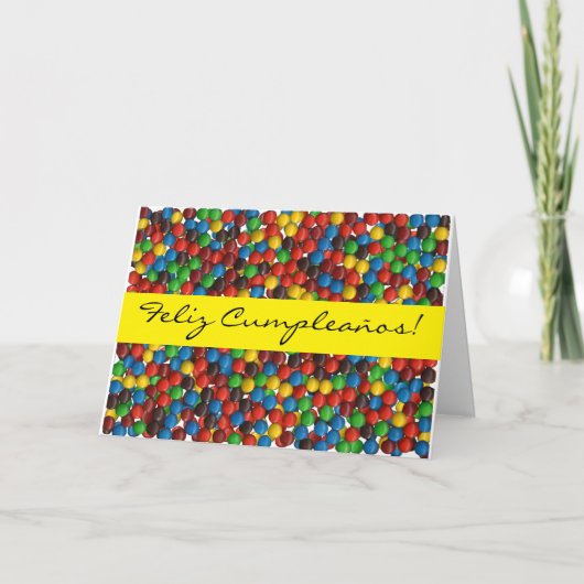 最も甘い誕生日カード – スペインの誕生日 カード (正面)
