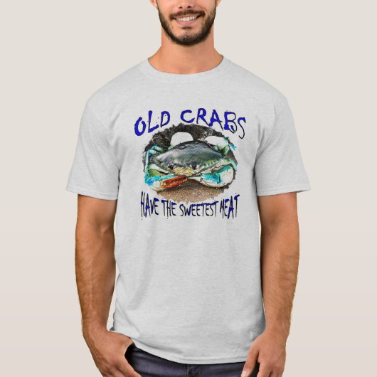 最も甘い身は古いカニ tシャツ (正面)
