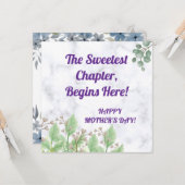 最も甘美な章がここから始まる - 母の日 カード (正面/裏面インサイチュ)