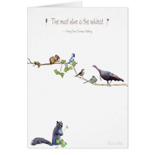 最も生き残っているのは最も荒野である。～ヘンリー・デイビッド・ソロー (正面)