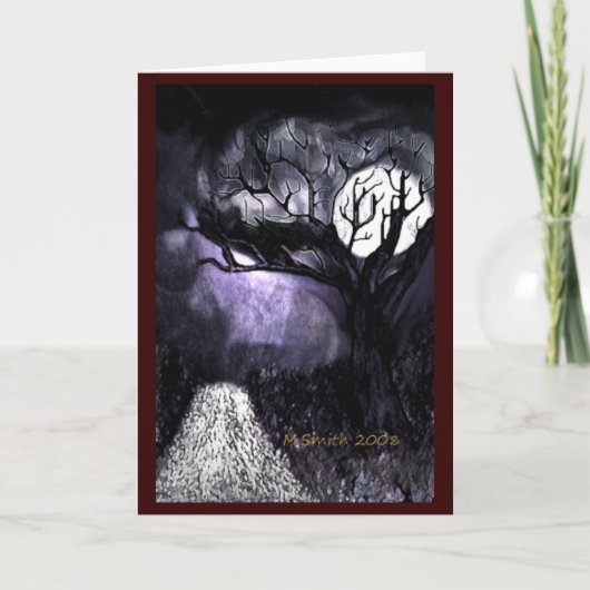 '最も痛みのある暗い"グリーティングカード カード (正面)