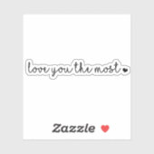 最も白黒のハート記念日 シール (シート)