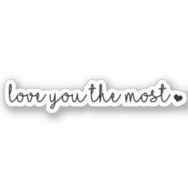 最も白黒のハート記念日 シール