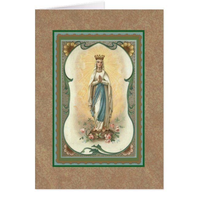 最も神聖な数珠の祈りの言葉の女王 (正面)