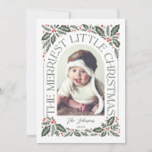 最も素敵なリトルクリスマス アーチ写真 シーズンカード (正面)