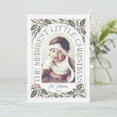 最も素敵なリトルクリスマス アーチ写真 シーズンカード (スタンド正面)