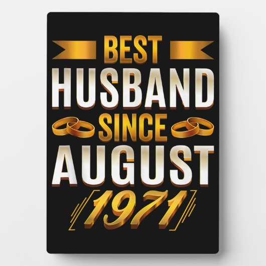 最も素敵な夫 意味のある記念日 親 フォトプラーク (正面)