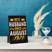 最も素敵な夫 意味のある記念日 親 フォトプラーク (側面)