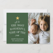 最も素敵な年のこの時期のホリデー 招待状 (正面)