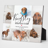 最も素敵な愛犬 | フォトコラージュ ペットの喪失 フォトプラーク (側面)