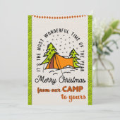 最も素敵な時期のキャンプ シーズンカード (スタンド正面)