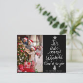 最も素敵な時期のクリスマス写真 シーズンカード (スタンド正面)