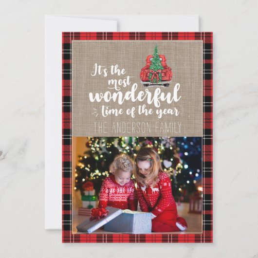 最も素敵な時期のプレイド シーズンカード (正面)