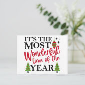 最も素敵な時期のホリデー ポストカード (スタンド正面)