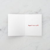 最も素敵な時期のメモカード 招待状 (内部)