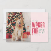 最も素敵な時間 ペットホリデー写真カード シーズンカード (正面)