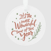 最も素敵な時間 赤ちゃんの初めてのクリスマス アクリル オーナメント (裏面)