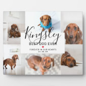 最も素敵な犬 | フォトコラージュ ペットの喪失 フォトプラーク (正面)