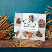 最も素敵な犬 | フォトコラージュ ペットの喪失 フォトプラーク (側面)