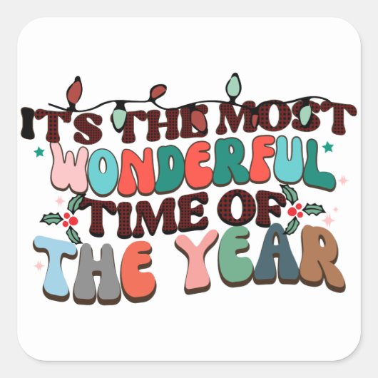 最も素敵な1年の時期 スクエアシール (正面)