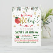 最も素敵な1年の時間 誕生日 招待状 (スタンド正面)