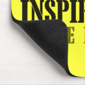 最も素晴らしいインスピレーションは締切のおもしろいなミームです マウスパッド (コーナー)