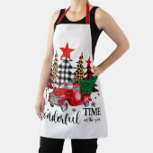 最も素晴らしいタイムエプロンヴィンテージレッドトラック エプロン (インサイチュ)