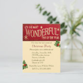最も素晴らしいタイムクリスマスパーティー 招待状 (スタンド正面)