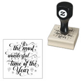 最も素晴らしいタイムタイポグラフィゴム印 ラバースタンプ (押印)