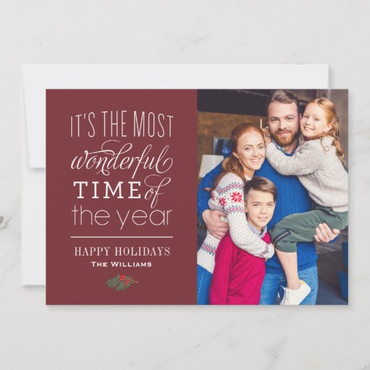 最も素晴らしいタイムメルロレッド写真 シーズンカード (正面)