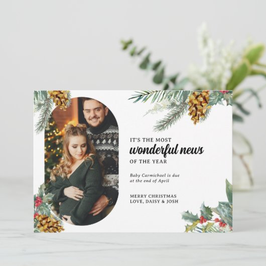 最も素晴らしいニュースHolly Pine写真妊娠 シーズンカード (スタンド正面)