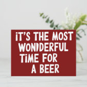 最も素晴らしいビールが飲めるクリスマス シーズンカード (スタンド正面)