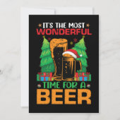 最も素晴らしいビールの時間 サンタさん 招待状 (正面)