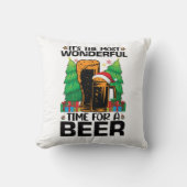 最も素晴らしいビールの時間 サンタ クッション (正面)