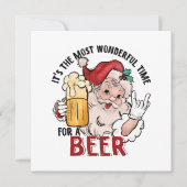 最も素晴らしいビールの時間 招待状 (正面)