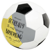 最も素晴らしいボーイフレンドの年が誕生 サッカーボール (3/4)