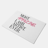 最も素晴らしいラッシュアーティストのまつげ ドアマット (アングル)