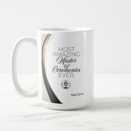 最も素晴らしい司会者パーソナライズされた コーヒーマグカップ