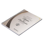 最も素晴らしい司会者パーソナライズされた ノートブック (左側)