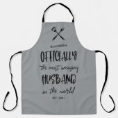 最も素晴らしい夫の年が設立される エプロン (正面)