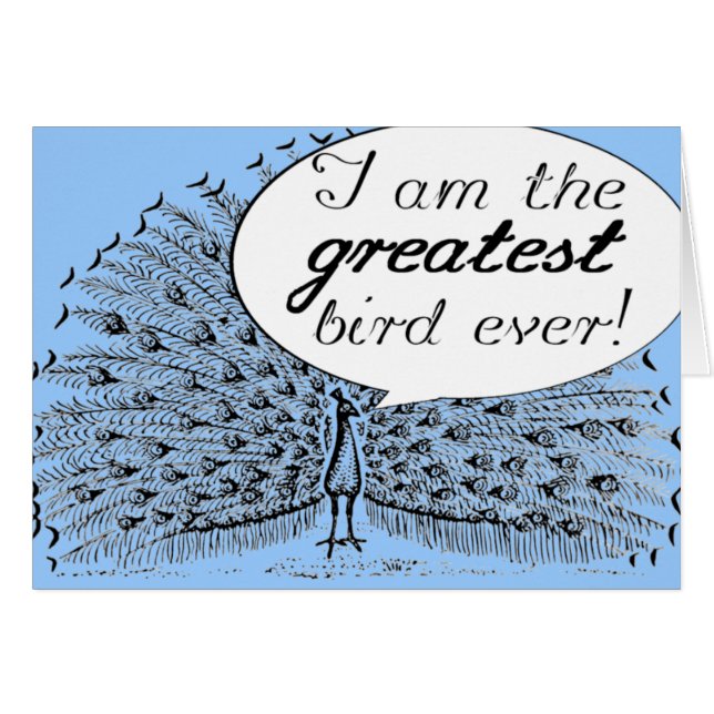 最も素晴らしい孔雀 (正面横)