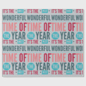 最も素晴らしい年の休暇 ラッピングペーパー (フラット)