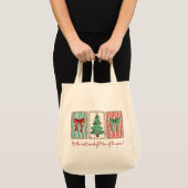 最も素晴らしい年の時期 コケット クリスマス トートバッグ (正面(商品))