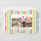 最も素晴らしい明るいカラフルなホリデーカード シーズンカード (裏面)