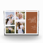 最も素晴らしい時エレガント間テラコッタ数々の写真 フォトブロック (正面)