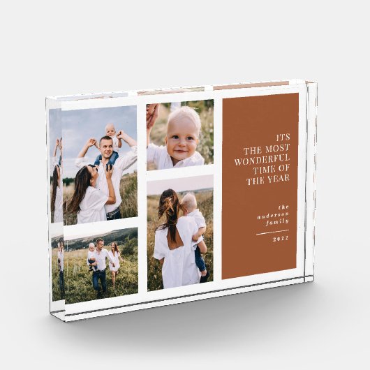 最も素晴らしい時エレガント間テラコッタ数々の写真 フォトブロック (左)