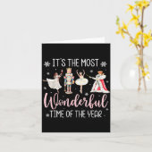 最も素晴らしい時期のくるみ割り人形 カード (黄色い花)