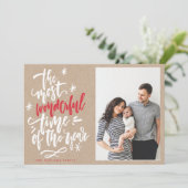 最も素晴らしい時期のクラフト写真カード シーズンカード (スタンド正面)