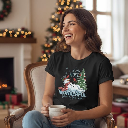 最も素晴らしい時期、クリスマスの季節 トライブレンドTシャツ