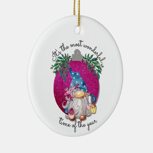 最も素晴らしい時間だ – かわいい格言引用文T セラミックオーナメント (右)